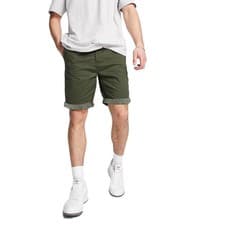 Image of THREADBARE Mens Chino Shorts Summer Bermuda Casual Knee Length Beach Short Pant