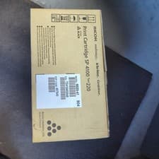 Image of Genuine Ricoh 407649 Black Toner Cartridge SP 4100 Type 220