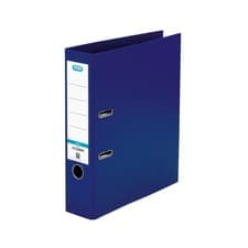 Image of Elba 70mm Lever Arch File Plastic A4 Blue 100025926