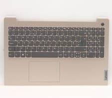 Image of Lenovo IdeaPad 3-15ALC6, 3-15ADA6 Palmrest Cover Touchpad UK Keyboard 5CB1B69034