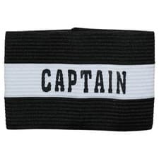 Image of Precision Junior Captains Armband Black Red Royal elasticated Adjustable