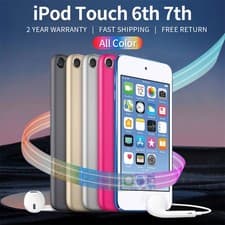 Image of 🎄NEW Apple iPod Touch 7th 6th 5th Gen 16GB 32GB 64GB 128GB 256GB All Colors~