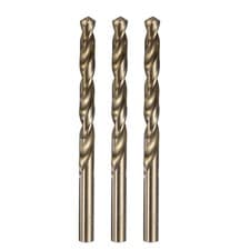 Image of 3pcs 21/64" Twist Drill Bits, M35 Cobalt High-Speed Steel Drill Bit for Metal