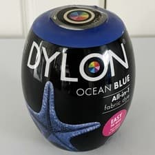 Image of Dylon Ocean Blue Fabric & Clothes Dye Dylon Machine Dye All In One 350g NEW