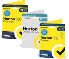 Image of Norton Antivirus 360 + Utilities Ultimate 5/10 Devices 1 Year - 5 Minute EMAIL