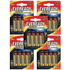 Image of 20 x Eveready AA Gold Alkaline Batteries 1.5V Mignon LR6 MN1500 R6 R06