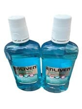 Image of Enliven Mouthwash Cool Mint Alcohol Free 500ml 2pcs
