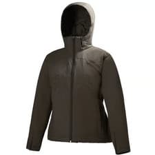 Image of Helly Hansen Women's M Waterproof JPN Print Warmcore Jacket Brown RRP £189