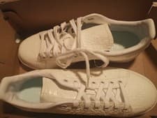 Image of Adidas Stan Smith White Trainers ladies Size Uk6