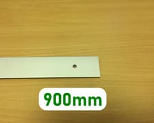 Image of Breakfast/Kitchen Worktop End Cap -SQUARE- 900mm x 40mm BLACK/SILVER/GOLD/BRONZE