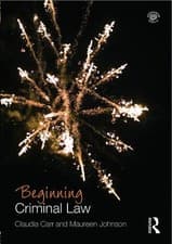 Image of Beginning Criminal Law - 9780415690676