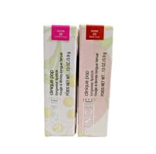 Image of Clinique Pop Longwear Lipstick 29 Flame Pop Shine & 38 Confetti Pop Satin New