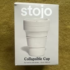 Image of Stojo 12oz Collapsible Travel Cup Nutmeg Silicone - New