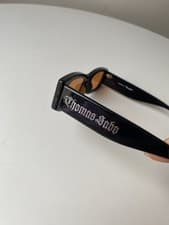 Image of Thomas Sabo Black Sunglasses Orange Tinted Lenses Trendy Never Worn
