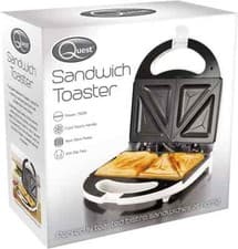 Image of Quest 35139 2 Slice Sandwich Toaster - 750W - White