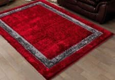 Image of New Design Stylish Shaggy Area Rugs Hallway Runner Living Room Bedroom Carpets