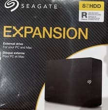 Image of Seagate 8TB Expansion Desktop 3.5 HDD External drive Brand New Boxed PC & MAC
