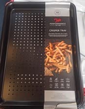 Image of Tala Performance Crisper Baking Tray Perforated Non-Stick Professional Black
