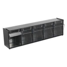Image of Sealey Stackable Cabinet Box 5 Bins 600 x 140 x 170mm