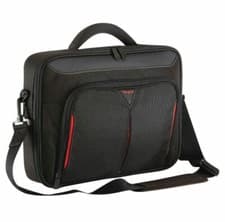 Image of Targus Laptop Bag - Model CN415EU - 72 - Classic 14" Clamshell Case - Black/Red