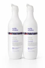 Image of Milkshake milk_shake Silver Shine Shampoo 1000ml and Conditioner 1000ml