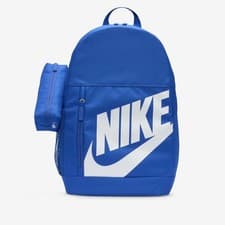 Image of Nike Elemental Backpack Kids Sports Bag Casual Travel 20L Blue DR6084 480 New