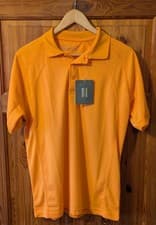 Image of Mens Regatta Coolweave Polo Shirt Sun Orange Size Large BNWT