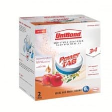 Image of 2 x UNIBOND POWER TAB PEARL REFILL AROMATHERAPY HUMIDITY ABSORBER FRESH FRUIT