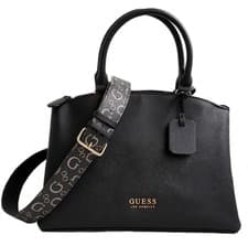 Image of Guess Women's Handbag Hobo Bag Cranbrook Satchel 4G Logo Black New