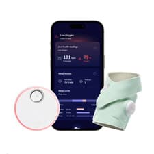Image of Owlet Dream Sock - Smart Baby Monitor - Track Live Pulse (Heart) Rate, Oxygen
