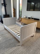 Image of Mamas and Papas Atlas Cotbed - Nimbus White