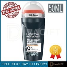 Image of LOREAL PARIS MEN EXPERT MAGNESIUM DEFENCE 50ML 48H DEODORANT ROLL ON XXL BALL