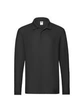 Image of Fruit Of The Loom 63310 Premium Regular Long Sleeve Cotton Polo Shirt