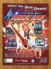 Image of Draglade Nintendo DS 2007 Print Ad/Poster Art Official Video Game Advertisement