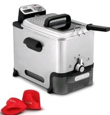 Image of Tefal Oleoclean Pro Deep Fryer 3.5L Auto Filtration 2300W Silver 2 year warranty