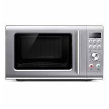 Image of Sage The Compact Wave Soft Close Microwave Silver