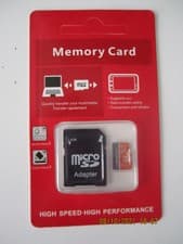 Image of pny 64gb micro sd card and adapter elite x