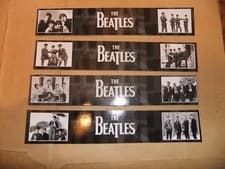 Image of THE BEATLES SET OF 4 BOOKMARKS JOHN LENNON PAUL McCARTNEY RINGO GEORGE HARRISON