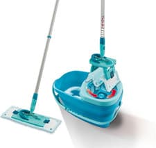 Image of Leifheit Clean Twist M Ergo Mop and Bucket Set, Mop 33 Cm Wide, Moisture Control