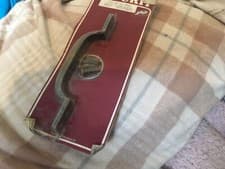 Image of black cast pull handle 15 cm