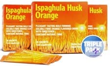 Image of (Generic Fybogel) Ispaghula Husk 3.5g Orange Flavor - 3 x 30 Sachets (90 Total)