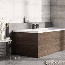 Image of Boson Grey Linear End Bath Panel 800mm Adjustable Height