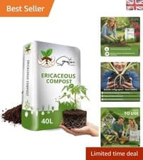 Image of Eco-Friendly 40L Ericaceous Compost - Ideal for Healthy, Vibrant Plant Growth