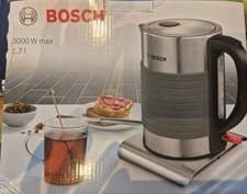 Image of Bosch TWK7S05GB DesignLine Stainless Steel Cordless Electric Kettle 1.7L