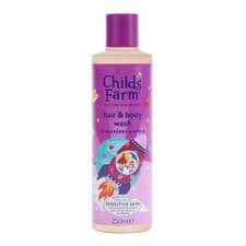 Image of Childs Farm Kids Hair Body Wash, Blackberry Apple | Tear-free, Gently Clean...