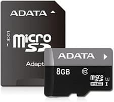 Image of ADATA Premier 8GB microSDHC/SDXC UHS-I U1 Memory Card with Adapter