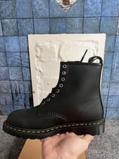 Image of Dr Martens 1460 Black Smooth Leather Boot – Size UK 8 EU 42 - Worn Once