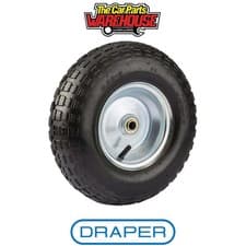 Image of Draper 41388 Pneumatic Rubber Wheel 320mm
