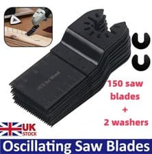 Image of 20-200PCS Oscillating Multi Tool Saw Blades Wood Plastic Aluminum Cutter Cisivis