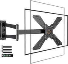 Image of TV Wall Mount 32-75" 850mm Long Arm Reach 180° Rotation VESA 600x400 Up to 50kg